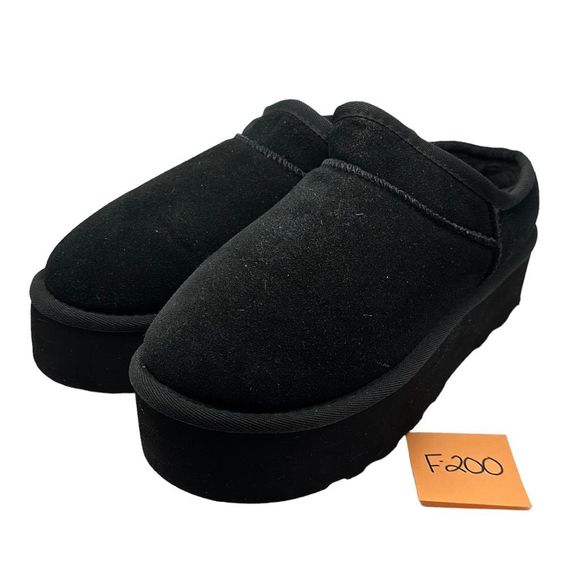 CUSHIONAIRE Women's Genuine Suede pull on platform boot 8 WIDE BLACK - Picture 3 of 7